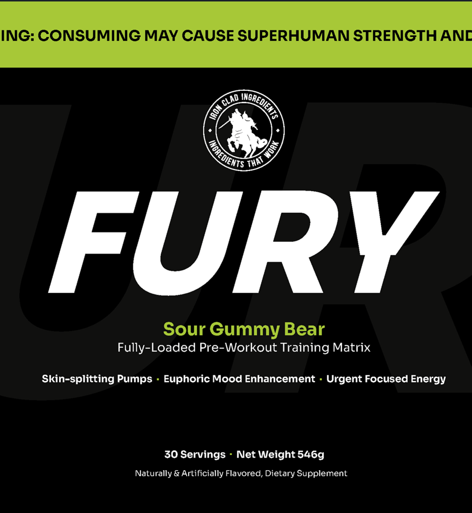 FURY - Fully-Loaded Pre-Workout Training Matrix